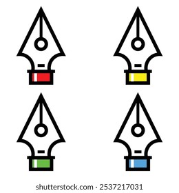 pen tool icon, line, area, corner, triangle
