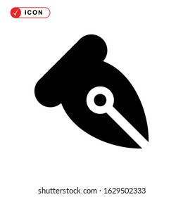 pen tool icon or logo isolated sign symbol vector illustration - high quality black style vector icons
