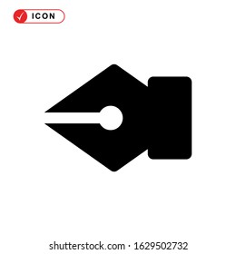 pen tool icon or logo isolated sign symbol vector illustration - high quality black style vector icons
