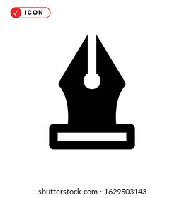 pen tool icon or logo isolated sign symbol vector illustration - high quality black style vector icons
