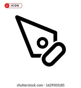 pen tool icon or logo isolated sign symbol vector illustration - high quality black style vector icons
