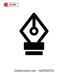 pen tool icon or logo isolated sign symbol vector illustration - high quality black style vector icons
