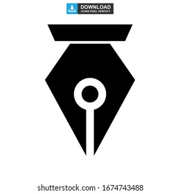 pen tool icon or logo isolated sign symbol vector illustration - high quality black style vector icons
