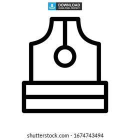 pen tool icon or logo isolated sign symbol vector illustration - high quality black style vector icons
