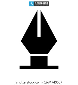 Icono de herramienta de lápiz o logotipo símbolo de signo aislado ilustración vectorial - iconos vectoriales de estilo negro de alta calidad
