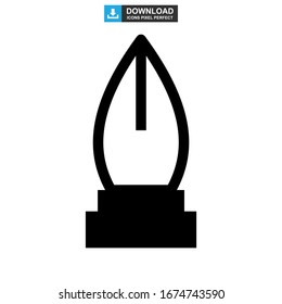 pen tool icon or logo isolated sign symbol vector illustration - high quality black style vector icons
