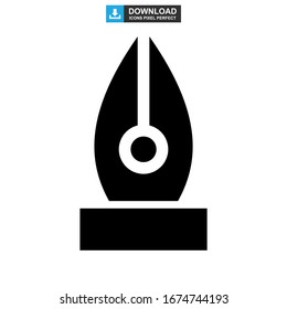 pen tool icon or logo isolated sign symbol vector illustration - high quality black style vector icons
