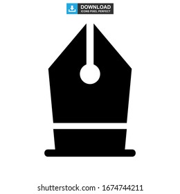 pen tool icon or logo isolated sign symbol vector illustration - high quality black style vector icons
