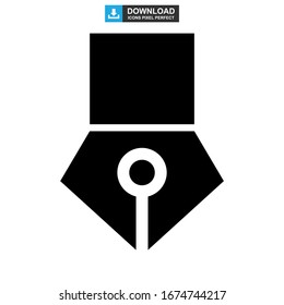 Symbol für Stift oder Logo einzeln auf Zeichen Vektorillustration Illustration - hochwertige Vektorsymbole in schwarzem Stil

