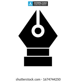 pen tool icon or logo isolated sign symbol vector illustration - high quality black style vector icons
