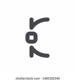 Pen Tool Icon With Outline Style