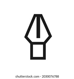 pen tool icon or symbol design