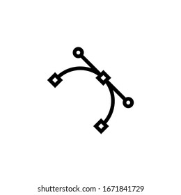 pen tool icon vector design