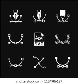 Pen tool icon vector, graphic design symbol