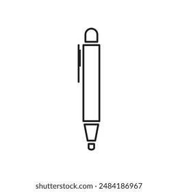Pen Tool Icon Vector Illustration Flat Design
