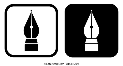 Pen tool icon . Vector illustration
