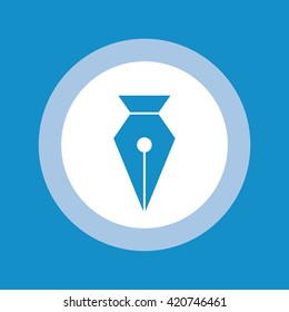 Pen tool icon . Vector illustration