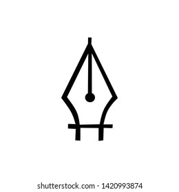 Pen tool icons, isolated illustrations for graphic and web design, vector tool pens, creative logos