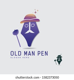 Pen Tool illustration logo, design and creative service logo, Logo for designer or illustrator