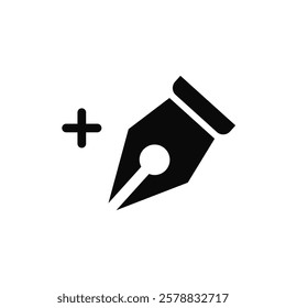 Pen tool illustration vector design