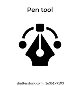 pen tool or instrument icon vector. perfect pen tool vector - symbol. beautiful  element. web design and mobile design. premium quality element-vector.