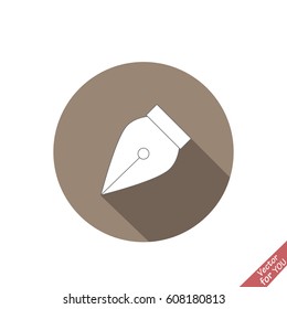 Pen tool internet icon