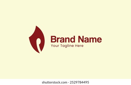 Pen tool logo fused with fire, symbolizing fiery creative energy.