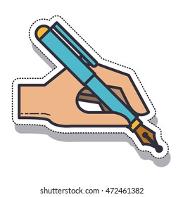 pen tool office isolated icon vector illustration design