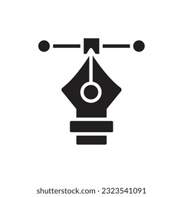 Pen Tool Outline  Icon Vector Illustration