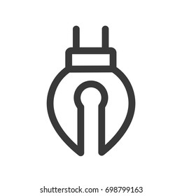 pen tool Stationery Office line icon