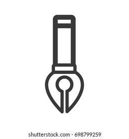 pen tool Stationery Office line icon