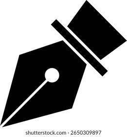 Herramienta de pluma, icono de texto. pluma, icono de pluma de tinta, pluma de tinta de caligrafía, símbolo de pluma fuente
