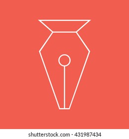 Pen tool vector icon