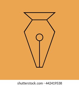 Pen tool vector icon