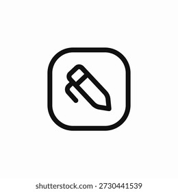 pen tool write icon sign vector
