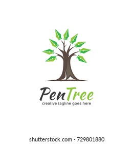 Pen Tree Logo