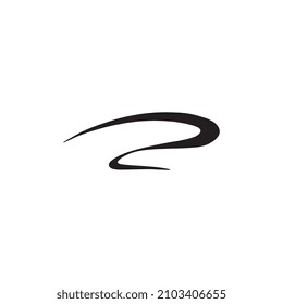 Icono de subrayado de la pluma o elemento de letra final, ilustración vectorial dibujada a mano aislada en fondo blanco. Subrayar o subestimar la marca o el signo del trazo.