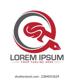 Pen Unique logo design unique design creative design
