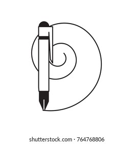 pen utensil icon