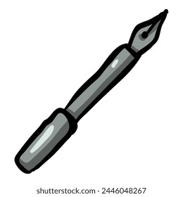 Pen Vector Color Doodle Icon