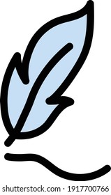 pen vector color line icon