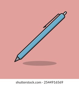 Diseño de Vector de la pluma con estilo de dibujos animados para varias cosas