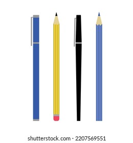 pen vector design illustration isolated on white background