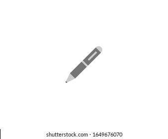 Pen vector flat icon. Isolated ink pen, school, office equipment emoji illustration 