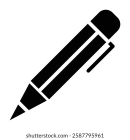 Pen Vector Glyph Icon Vector Design