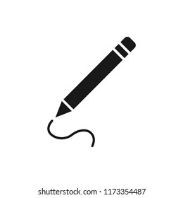 a pen vector icon 10 eps