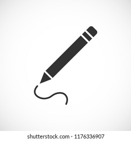 a pen vector icon 10 eps