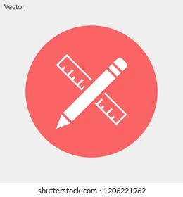 a pen vector icon 10 eps
