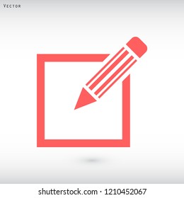a pen vector icon 10 eps