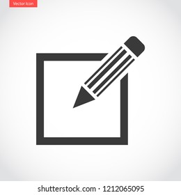 a pen vector icon 10 eps